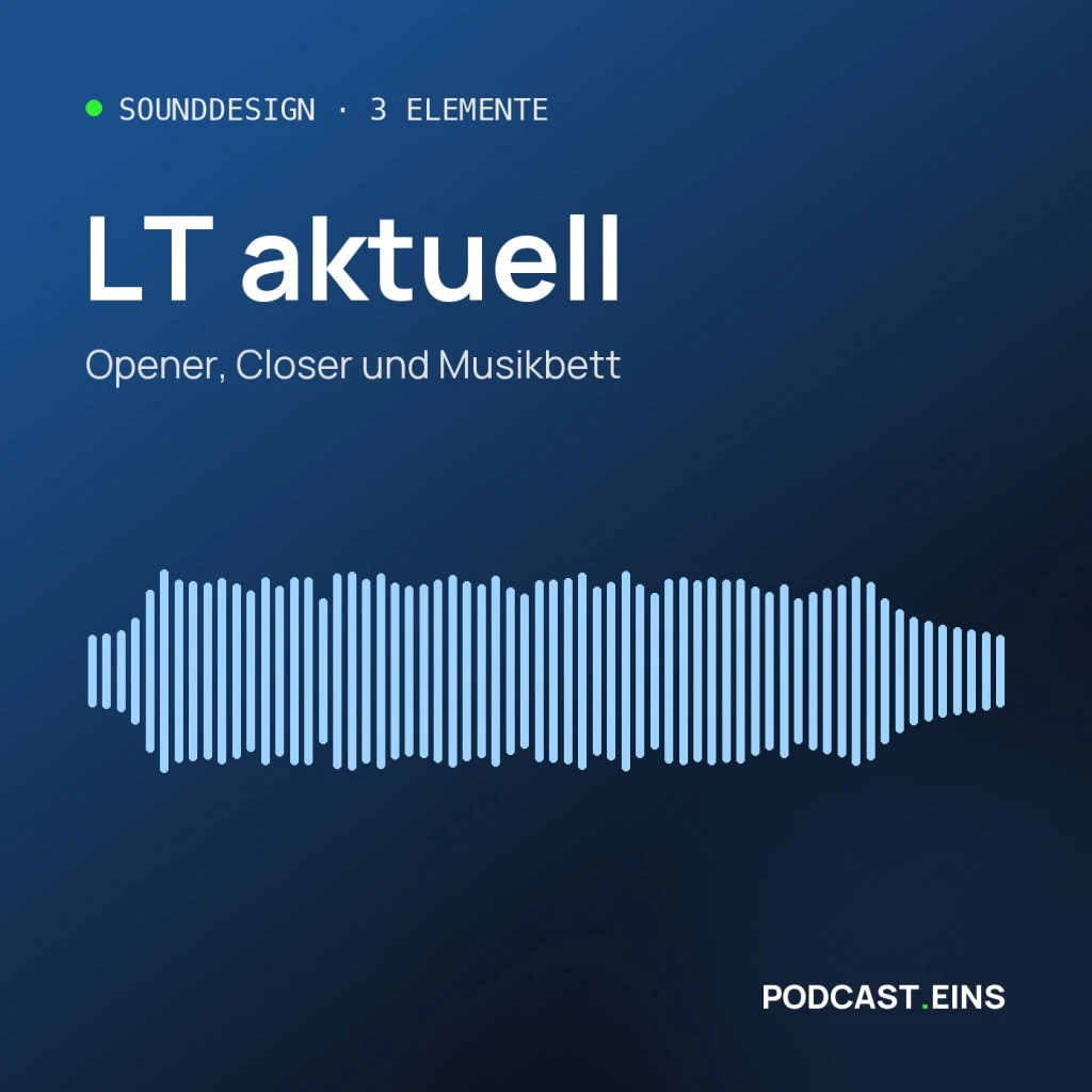 Cover des Sounddesigns von Besins Healthcare mit der Wellenform des Openers