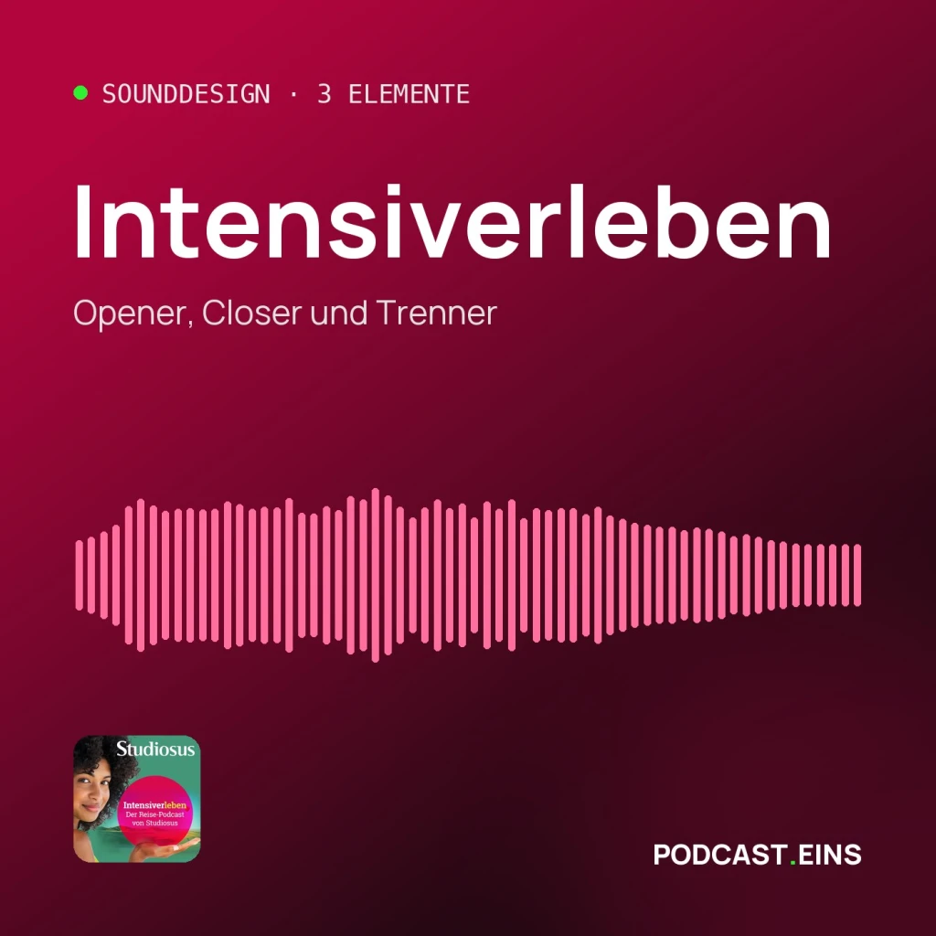 Cover des Sounddesigns von Intensiverleben mit der Wellenform des Openers